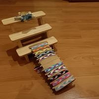 Braccialetti artigianali in tessuto maglia grossa