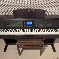 YAMAHA CLAVINOVA CVP 303 COMPLETO DI PANCA