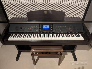 YAMAHA CLAVINOVA CVP 303 COMPLETO DI PANCA