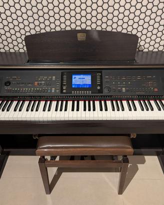 YAMAHA CLAVINOVA CVP 303 COMPLETO DI PANCA