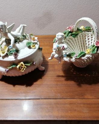 Ceramica di Bassano con putti