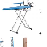 asse da stiro con ferro da stiro a caldaia 