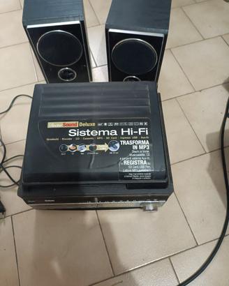 Sistema Hi-Fi conversione LP/Audiocassette - MP3