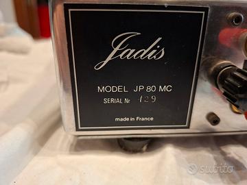 preamplificatore Jadis Jp80mc