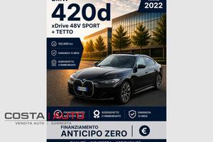 BMW Serie 4 2022 420d xDrive 48V Sport+Tetto Tettu
