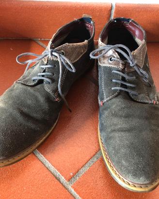 OBJ bugatti scarpe mocassino in camoscio pelle