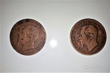 Monete Vittorio Emanuele II° Re d'Italia 1862 1866