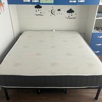 Letto matrimoniale e rete ortopedica 160x190