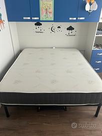 Letto matrimoniale e rete ortopedica 160x190