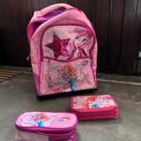 Zaino Winx con 2 portapenne