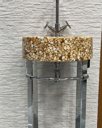 Lavabo Riverstone completo di accessori