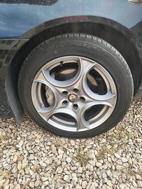 cerchi 17 e gomme nuove alfa 159 Brera giulia