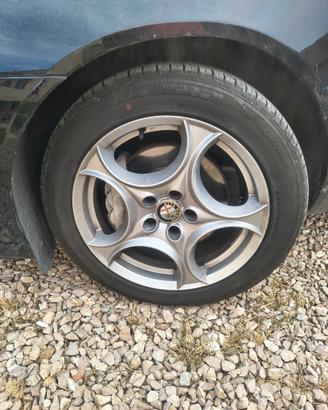 cerchi 17 e gomme nuove alfa 159 Brera giulia