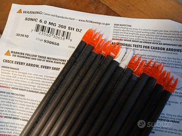 frecce carbonio easton SONIC 6.0 MG 300 SH