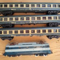 LIMA H0 CONV FS E444 + 3 CARR TIPO Z