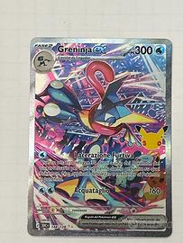 Carta pokemon 30esimo anniversario Greninja Ex