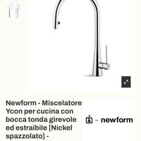 Miscelatore  con doccino estraibile