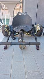 Hoverboard 8.5 Fuoristrada Mimetico + Kit Go Kart