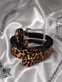 cintura vintage Y2k animalier belt