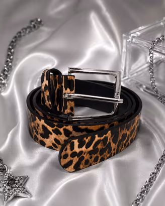 cintura vintage Y2k animalier belt