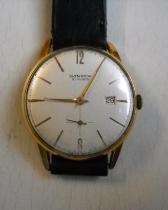 Orologio gander 21 rubini anni '60 funzionante
