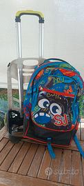Zaino scuola con trolley