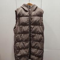 Piumino senza maniche lungo