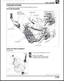 manuale officina honda sh 125-150 2020/2025