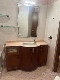 Mobile bagno in noce