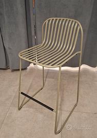 Sgabello da esterno in Acciaio marca Emu