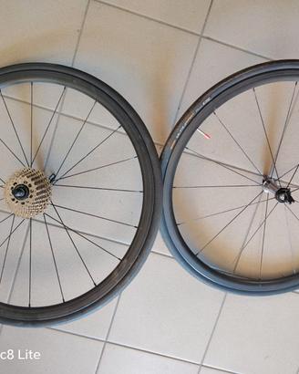 Ruote Carbonio bici da corsa freni a pattino