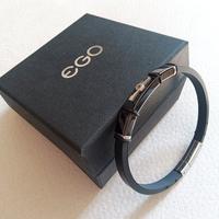 bracciale acciaio caucciù 