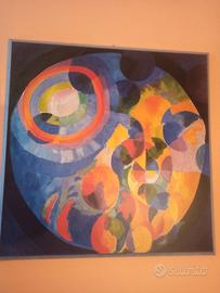 Stampa su legno riproduzione Delauney