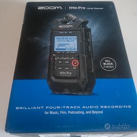 Registratore Audio Zoom H4n Pro Black con Kit Acc 