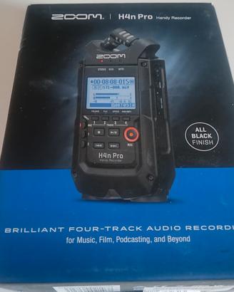 Registratore Audio Zoom H4n Pro Black con Kit Acc 
