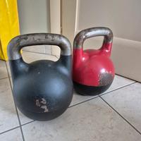 2 kettlebell regolabili 12 - 32 kg