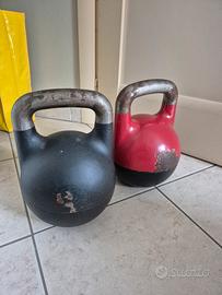 2 kettlebell regolabili 12 - 32 kg