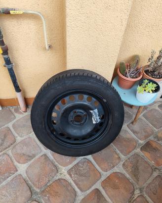 Ruota con copertone 195/55R16 