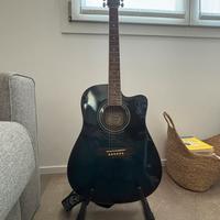Chitarra acustica  Ibanez blu