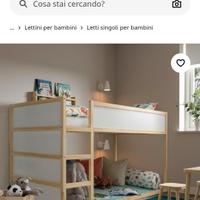 letto soppalco più materasso