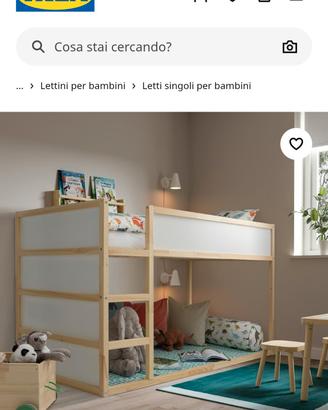 letto soppalco più materasso
