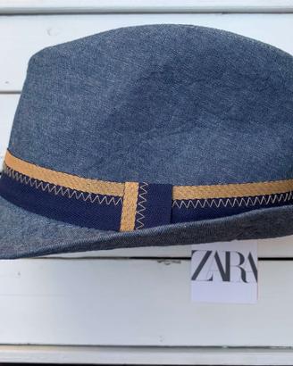 Cappello Bambino Zara 3-5 anni 51cm Cotone Blu