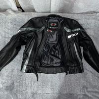 Giacca moto in pelle MTech taglia 50