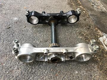 PIASTRE STERZO SUPERIORE ED INFERIORE HONDA XR 600