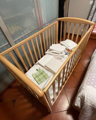 Lettino e fasciatoio Foppapedretti+materasso+feder