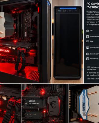 PC Gaming i7-7700k gtx1070 8g 16g RAM -