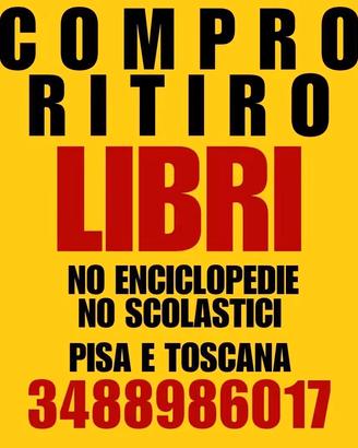 Acqusist0/ritiro LIBRI. Pisa e Toscana.