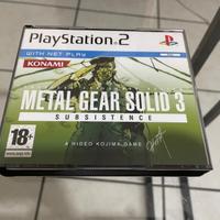 Gioco raro metal gear solid 3 ps2