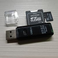 Chiavetta USB Adattatore schede SD/flash cards