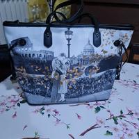 Borsa Y Not? - immagine Colosseo e S. Pietro